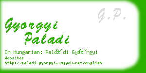 gyorgyi paladi business card